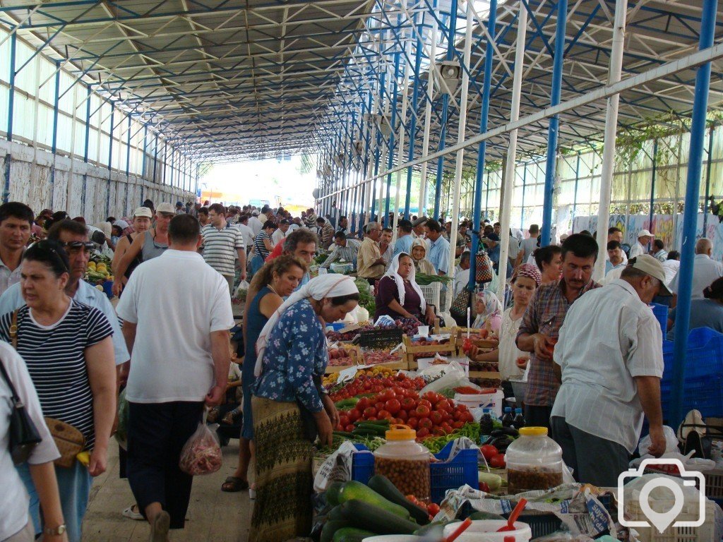 The local Tuesday/Friday fruit and veg market