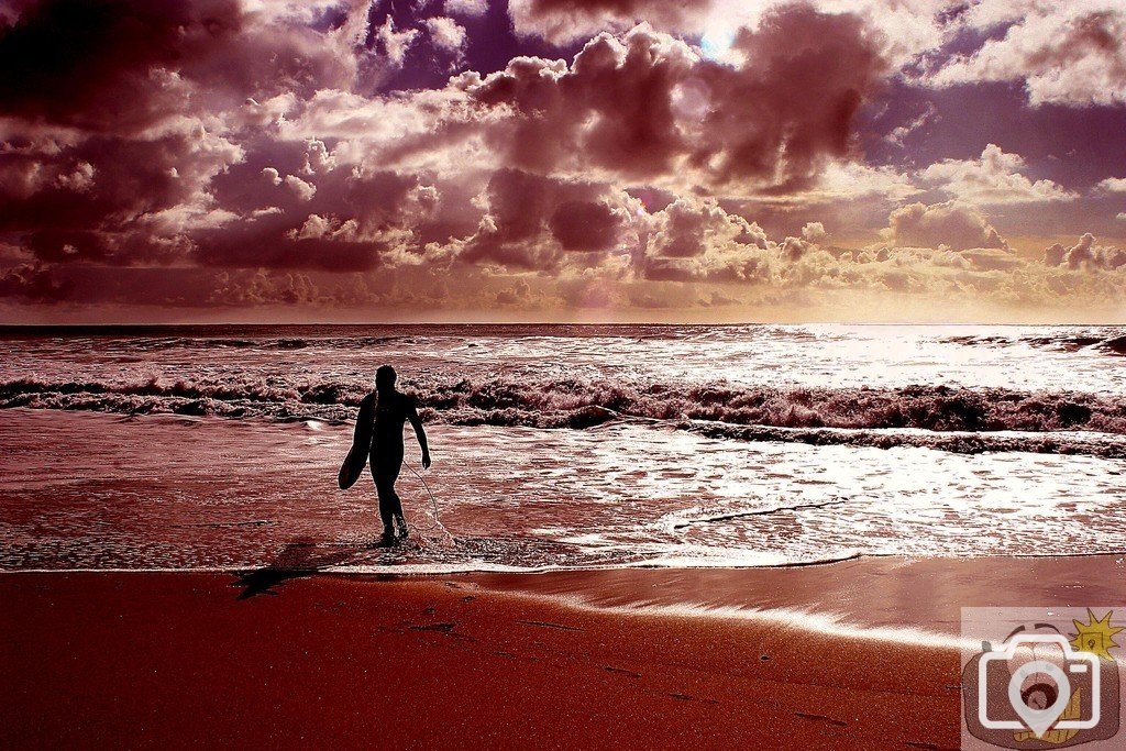 THE LONE SURFER