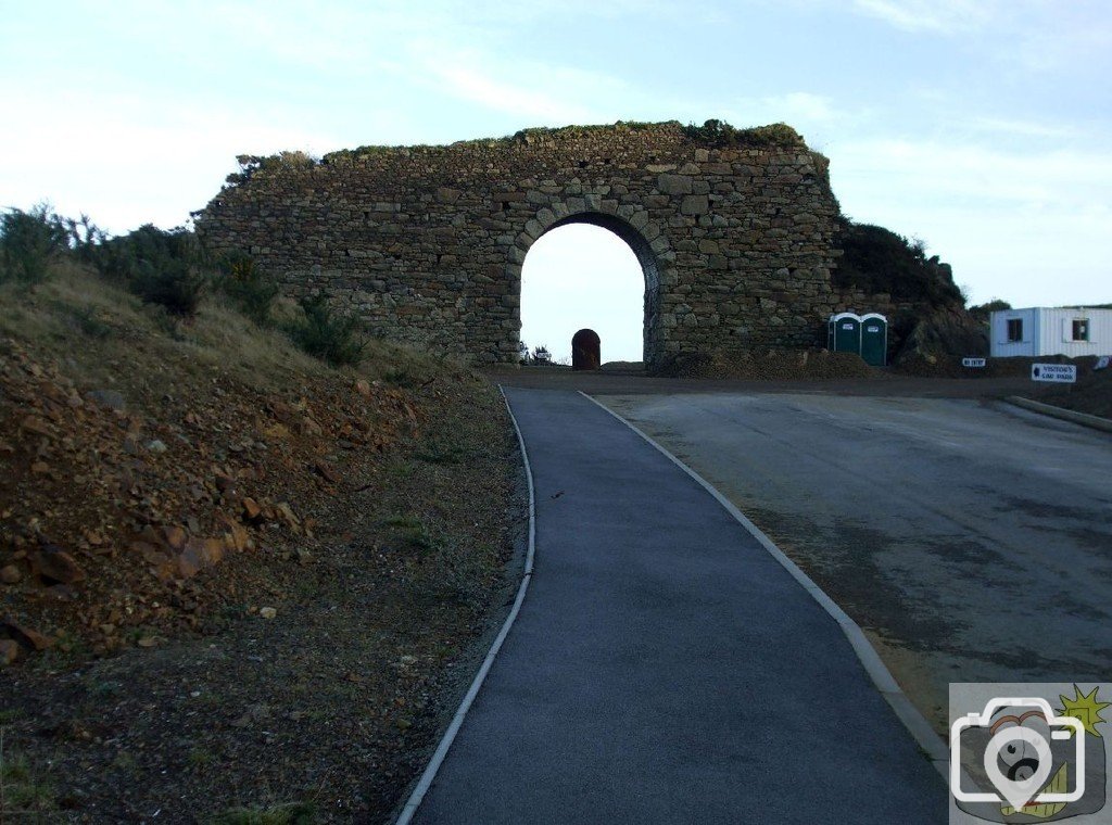The Penlee Quarry project halfway to Mousehole from Newlyn