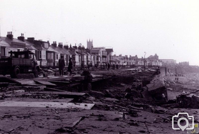 The Promenade wall was well and truly breached