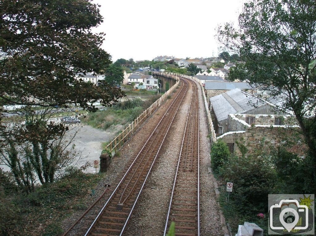 The Railway Bridge on the St Erth side of the Viaduct, Hayle