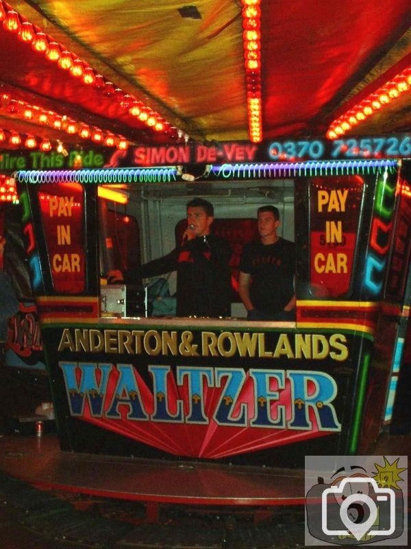 The Waltzer controllers, May, 2003