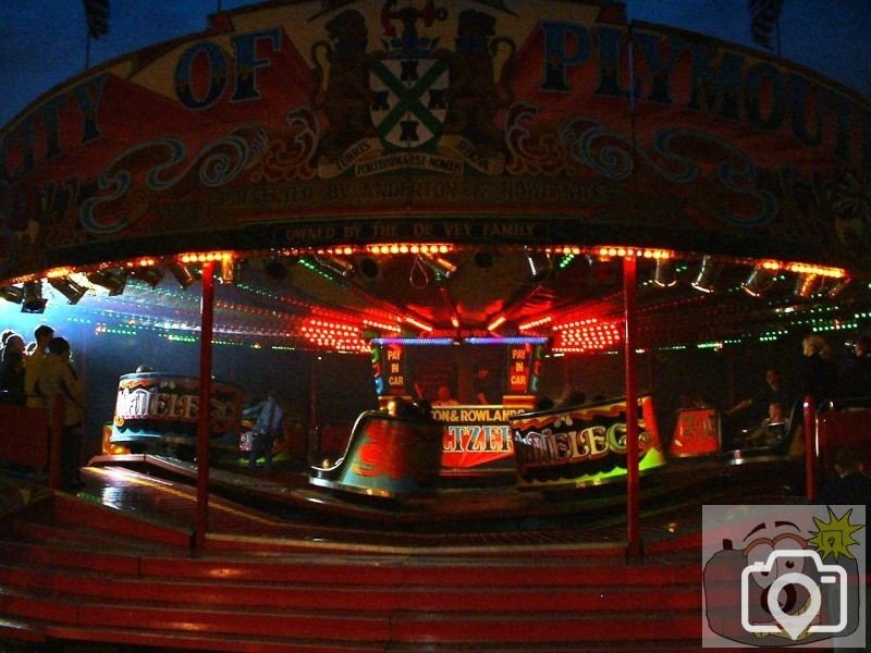 The Waltzers by night - May 2003