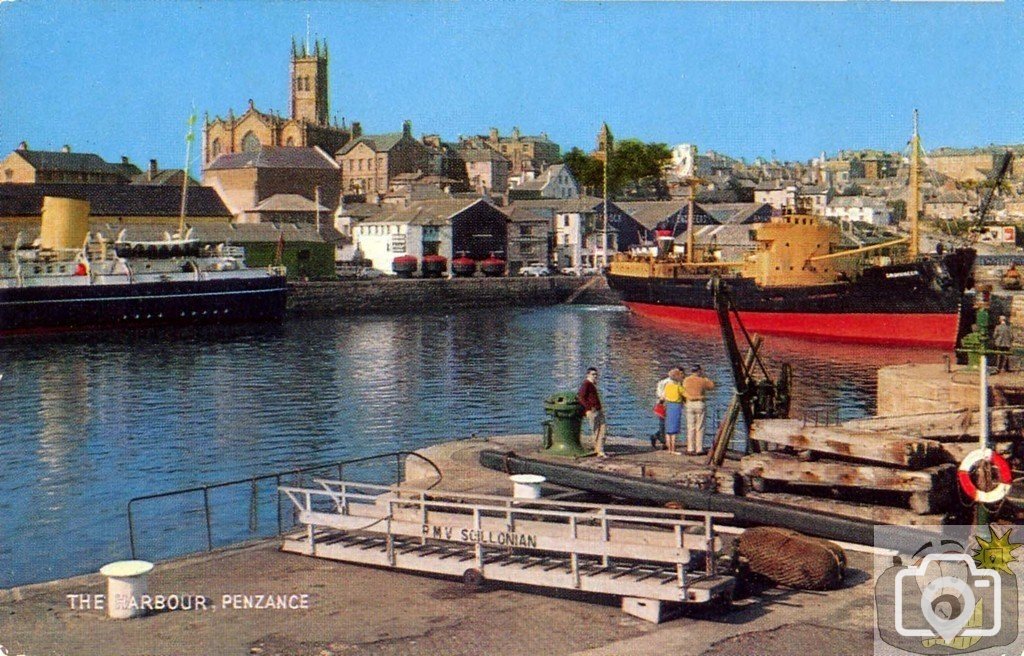 The 'Wet' dock, Penzance