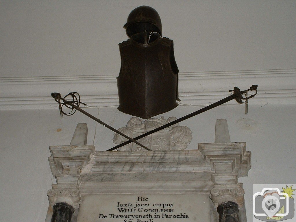 The William Godolphin Memorial Tablet, Paul Church
