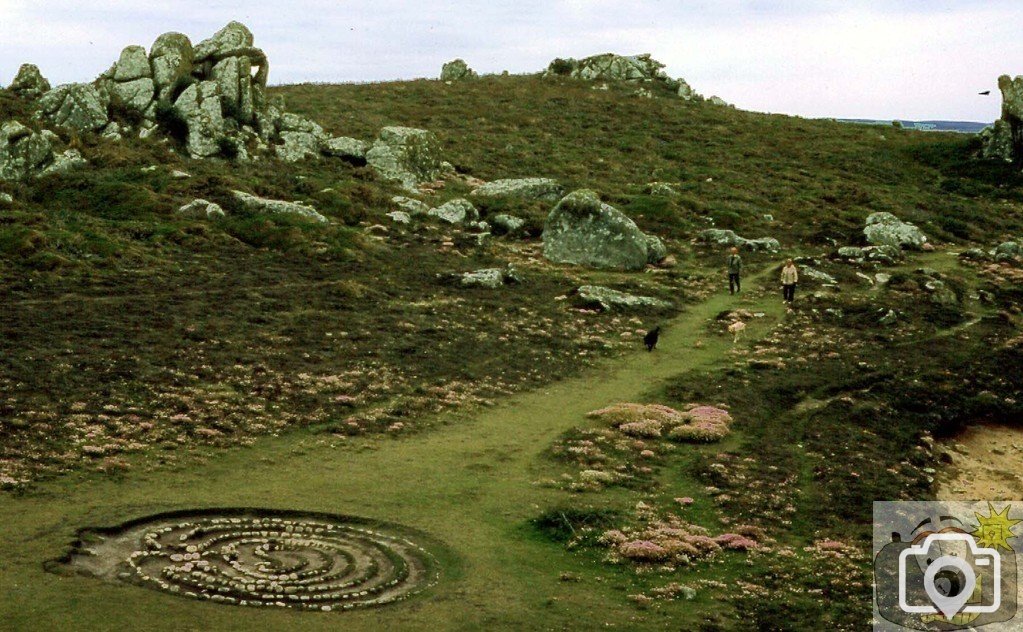 Troy Town Maze, St Agnes, Scilly, 1977
