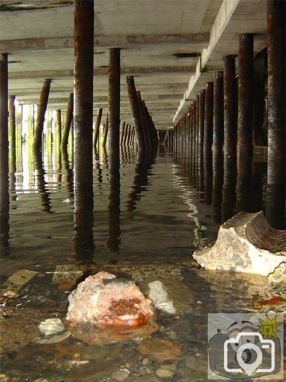Under Newlyn Pier - 1
