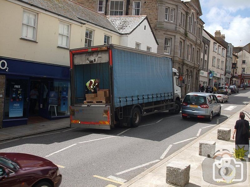 Unload on the crossing