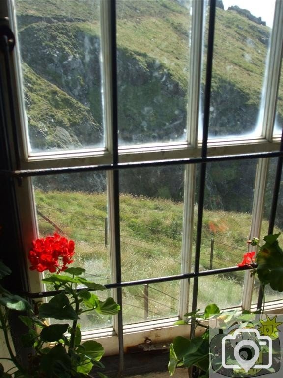 View Boscregan Zawn from Winding House of Levant Mine