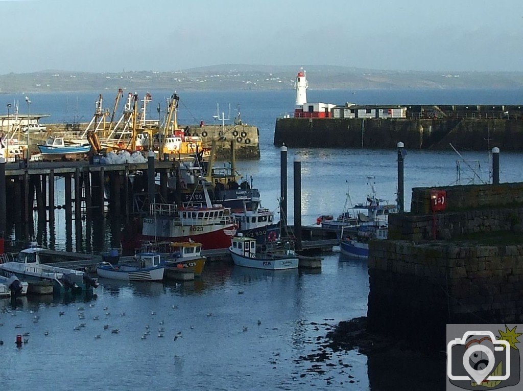 View eastwards from the Harbour Hill, Newlyn