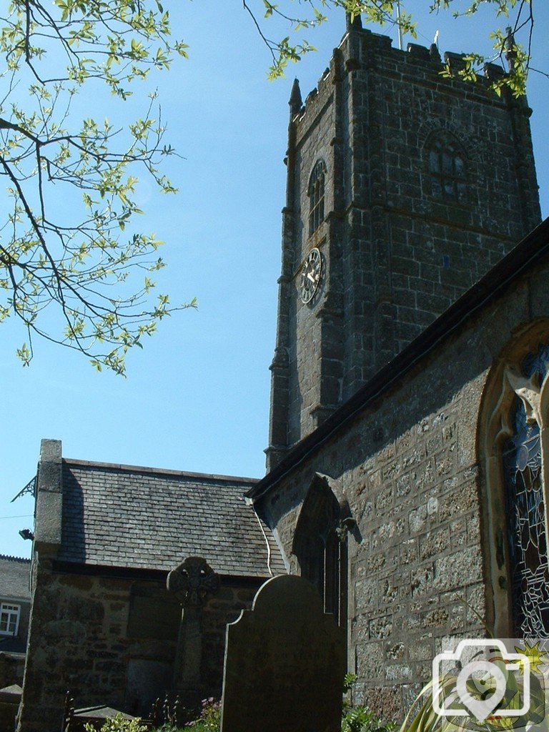 View from the churchyard of the north side of Paul Church