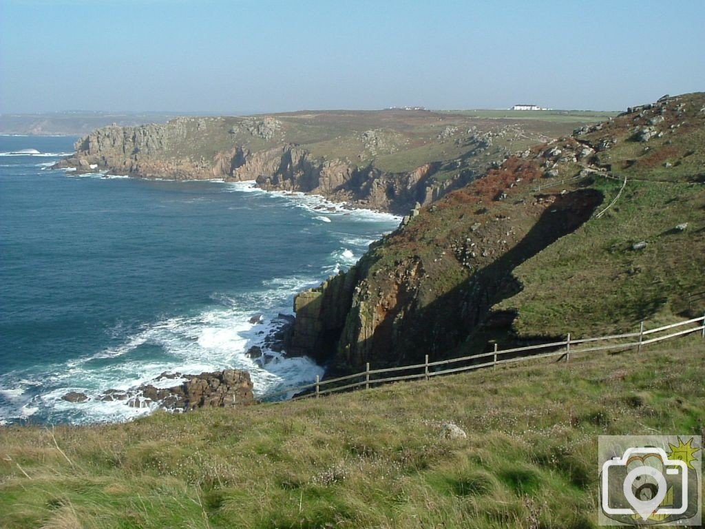 View northwards along the coast from Land's End