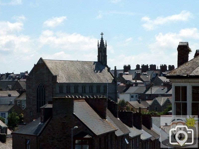 View of Church from top of St Mary's Street - July 2003