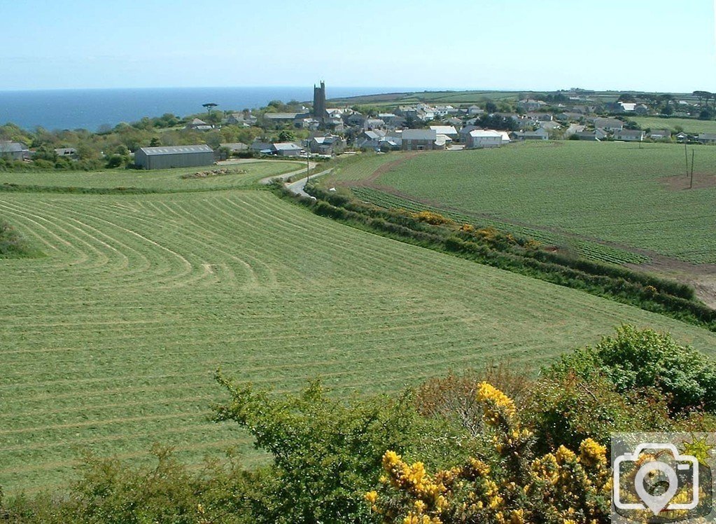View of Paul from Quarry dump
