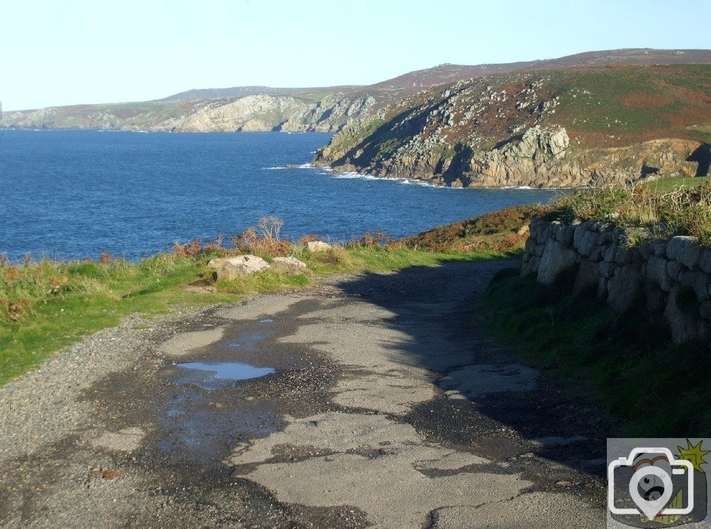 View to east from Pendeen Watch - 2010