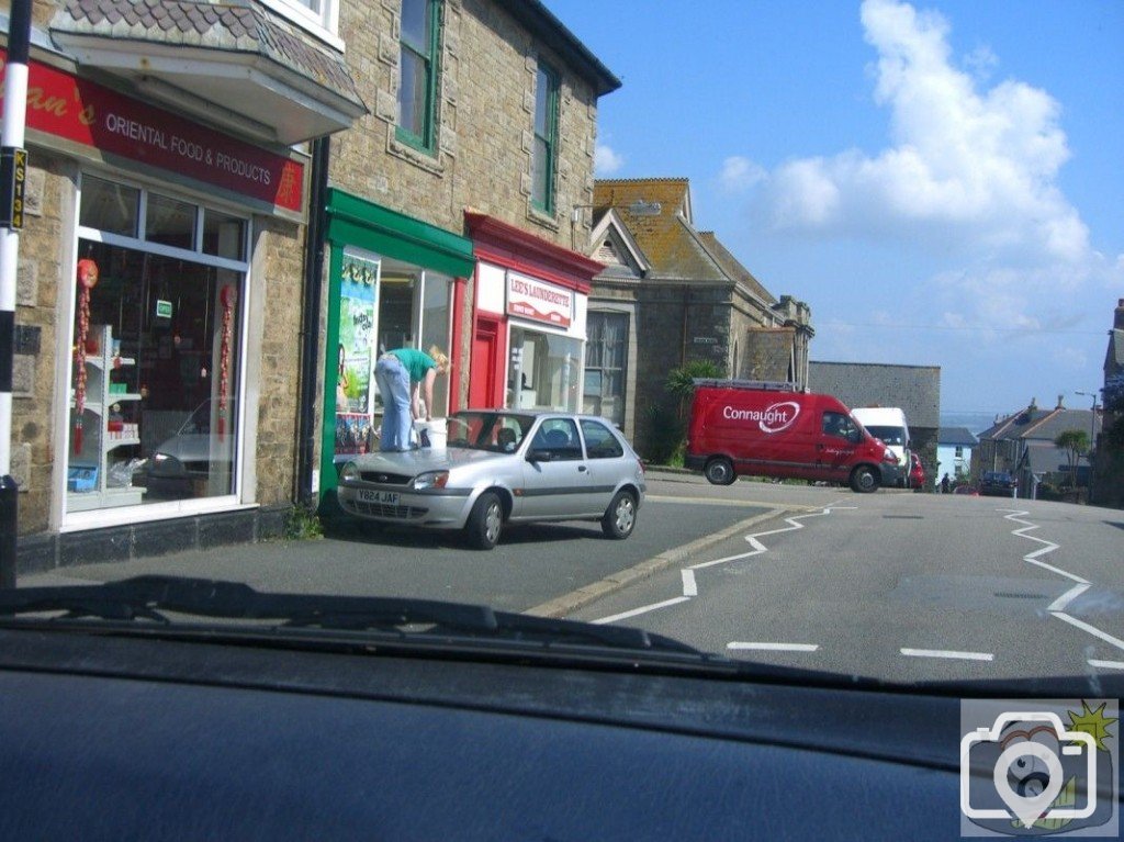 Winner of the Most Unique Usage of Pavement Parking