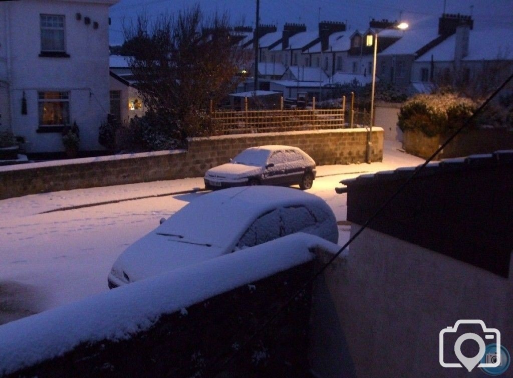 Winter comes early to Penzance - 8 a.m., 2 Dec'10