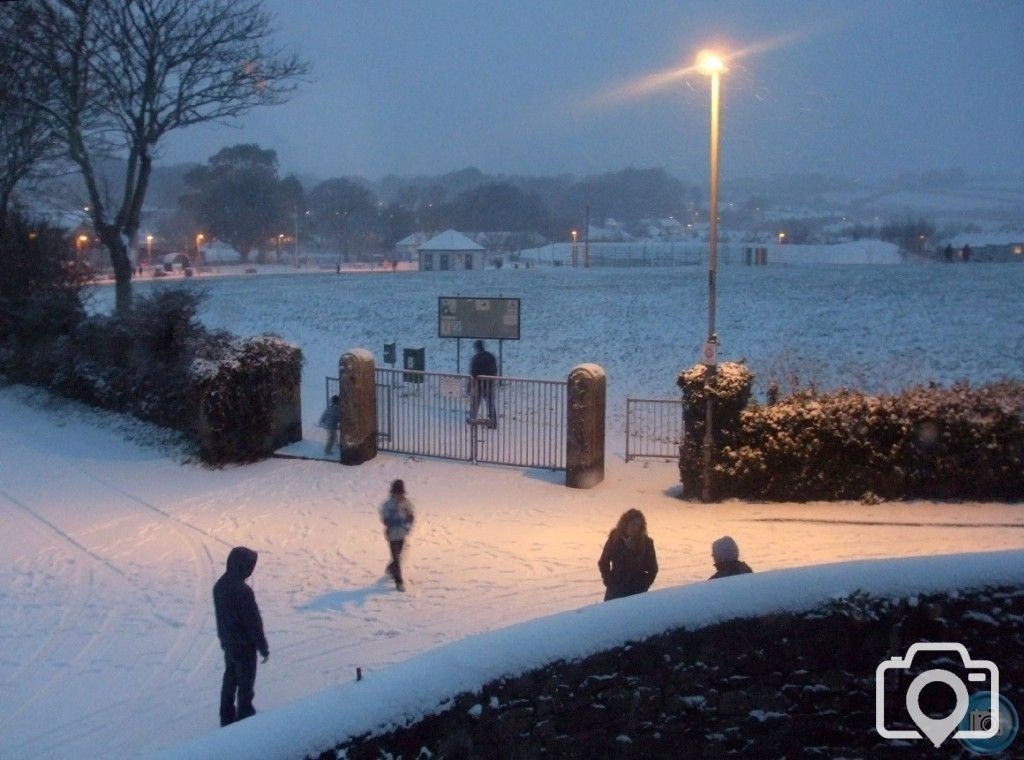 Winter comes early to Penzance - 8 a.m., 2 Dec'10