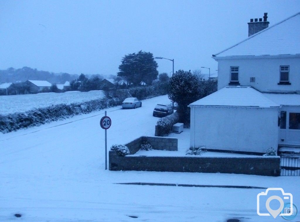 Winter comes early to Penzance - 9 a.m., 2 Dec'10