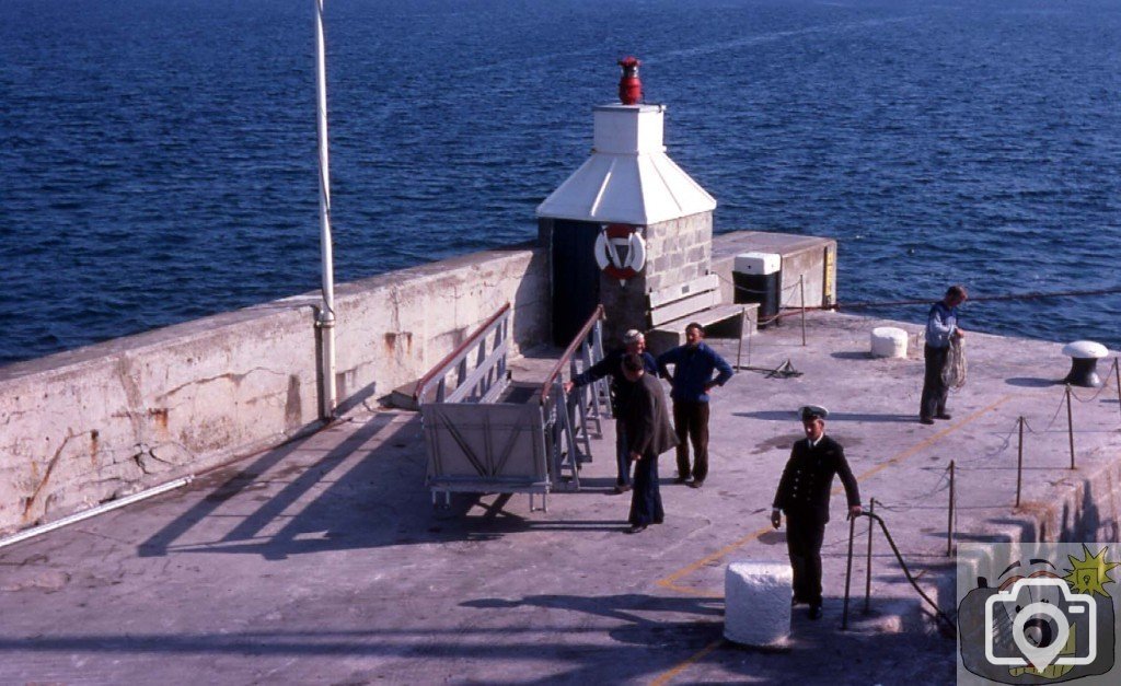 Workers on the Quay, Hugh Town, St Mary's, Scilly