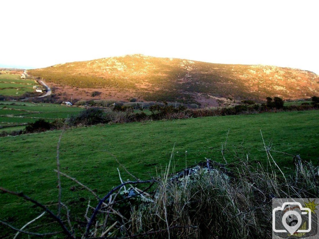 Zennor Hill at sundown - 10Feb10