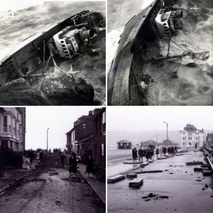 PENZANCE - GREAT ASH WEDNESDAY STORM OF MARCH, 1962