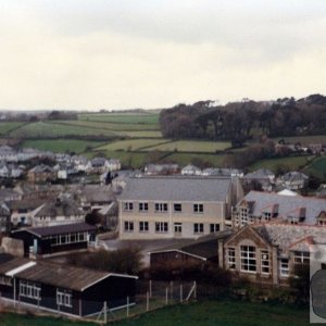 Lescudjack School as seen from the Big Wheel in 1986