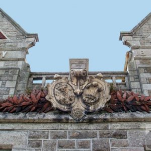 The Penzance Library/Art School terracotta decoration