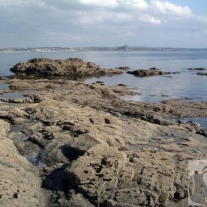 Battery Rocks at low tide, Oct., 2005