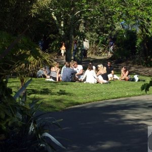 Young folk enjoying the Gardens - 22May10