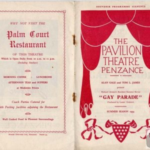 Pavillion Theatre Programme, Penzance1954