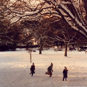 Penlee Park in January, 1987
