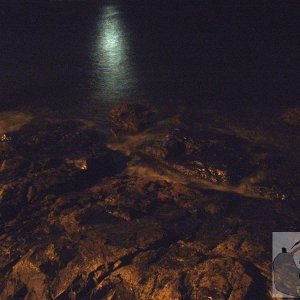 Moonlight over Battery Rocks