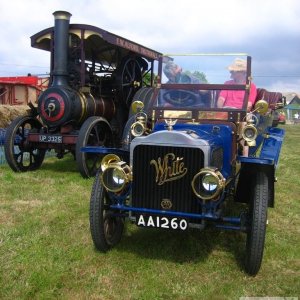 Traction Engine and Vintage Car