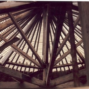 Renovation of the roundhouse Sennen Cove - January 1981