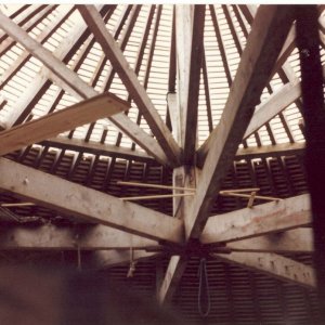 Renovation of the roundhouse Sennen Cove - January 1981