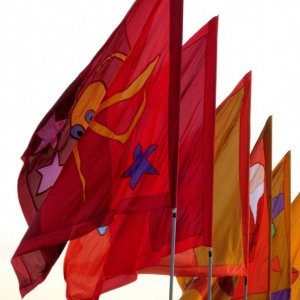 Golowan flags 2009