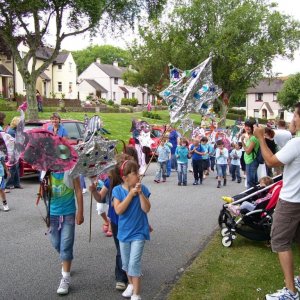 Alverton school Mazey day parade.