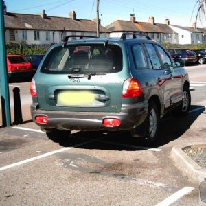 How to hog four parking spaces in one fell swoop