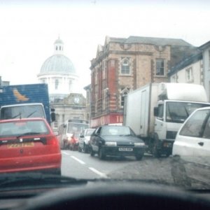 Greenmarket traffic jam