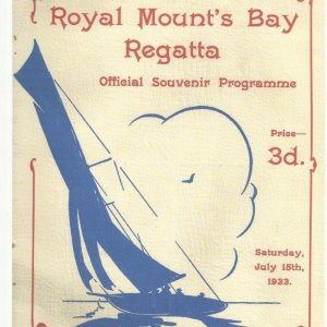 Page 1- PENZANCE ROYAL REGATTA 1933 PROGRAMME