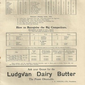 1933 - PENZANCE ROYAL REGATTA PROGRAMME