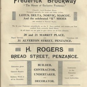 Page 34 -1933 - PENZANCE ROYAL REGATTA PROGRAMME