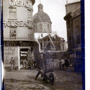 Old Picture of Penzance - Top of Market Jew Street perhaps