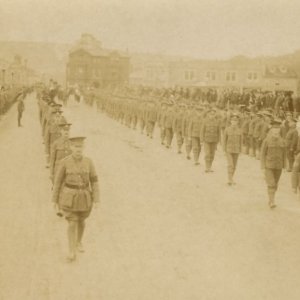 Army on Promenade in Penzance