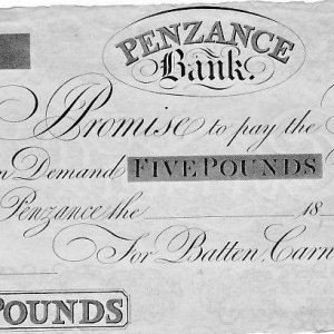 Penzance Bank Fiver Front
