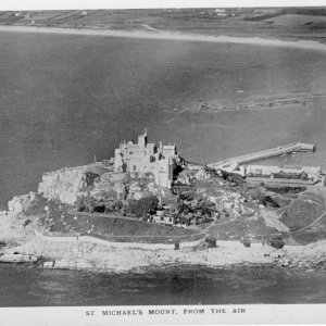 St Michaels Mount from the Air