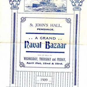 St Johns Hall - Naval Bazaar 1909