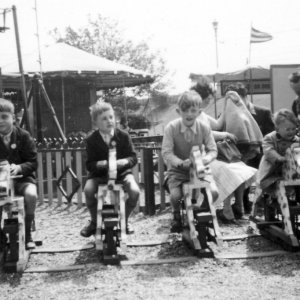 Funfair at Marazion Mid 1950s