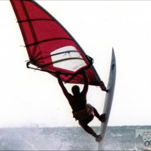 A gentle day's windsurfing at Marazion Station - force 7